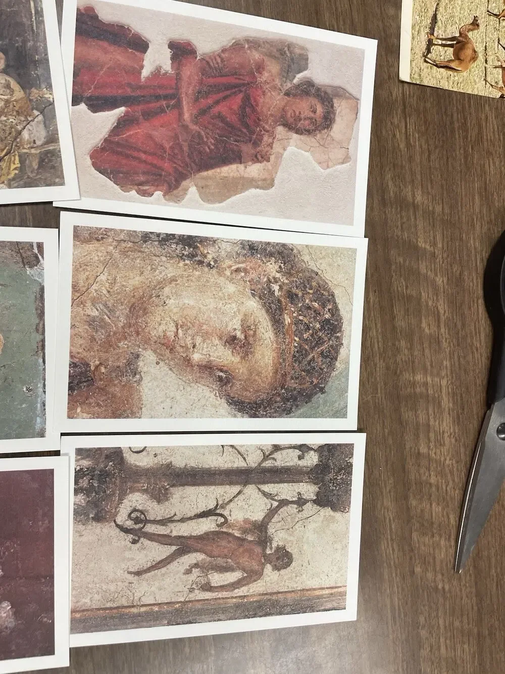 Stabiae Postcard Set Ancient Roman Frescoes Art Pompeii